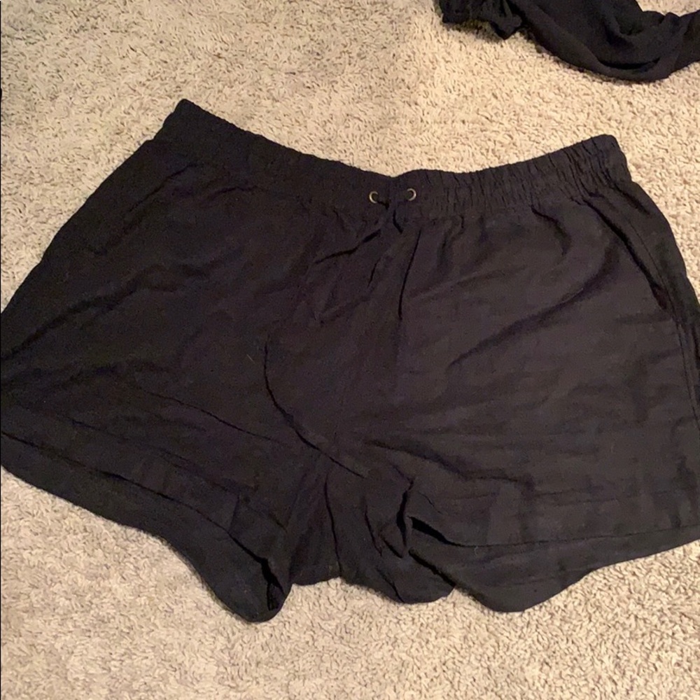 Forever21+ black shorts